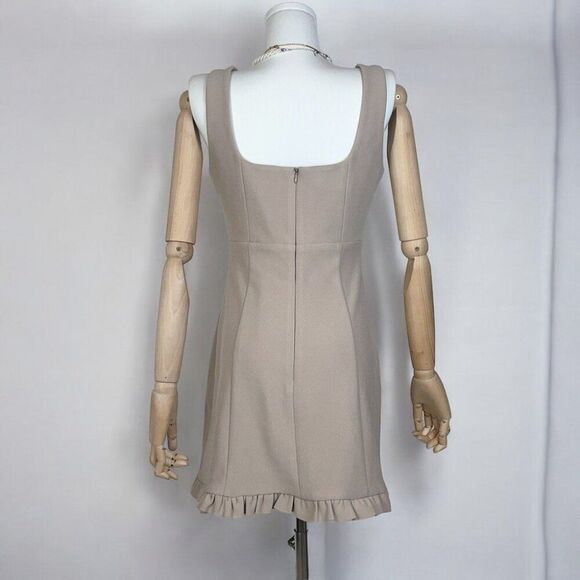 NWT Elliatt Gazette Mini Dress Mocha Nude - Picture 4 of 4
